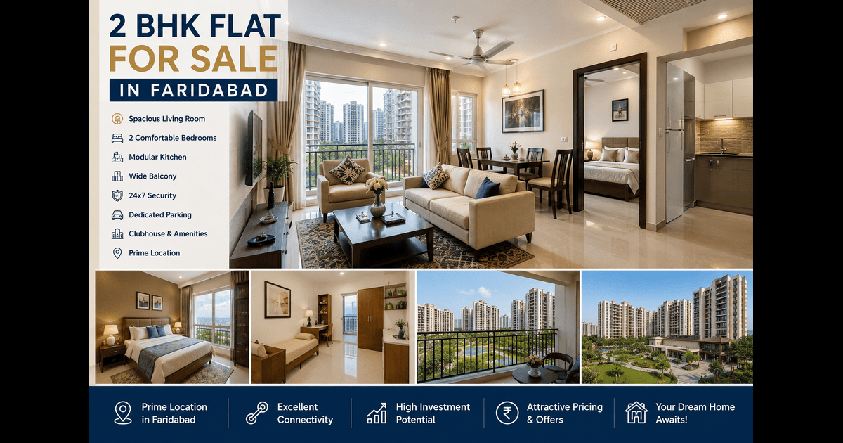 2 BHK Flat for Sale in Faridabad: Your Perfect Home in a Growing City