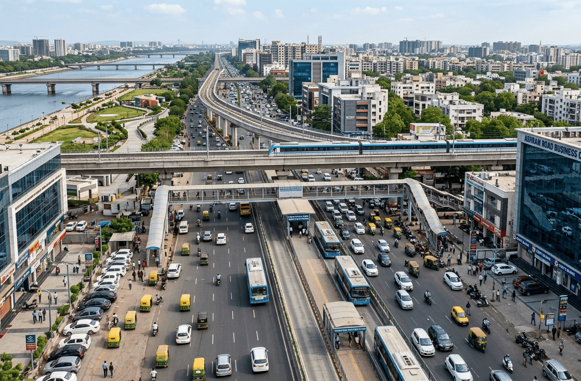 Why Ashram Road Remains One of Ahmedabad’s Most Connected Locations